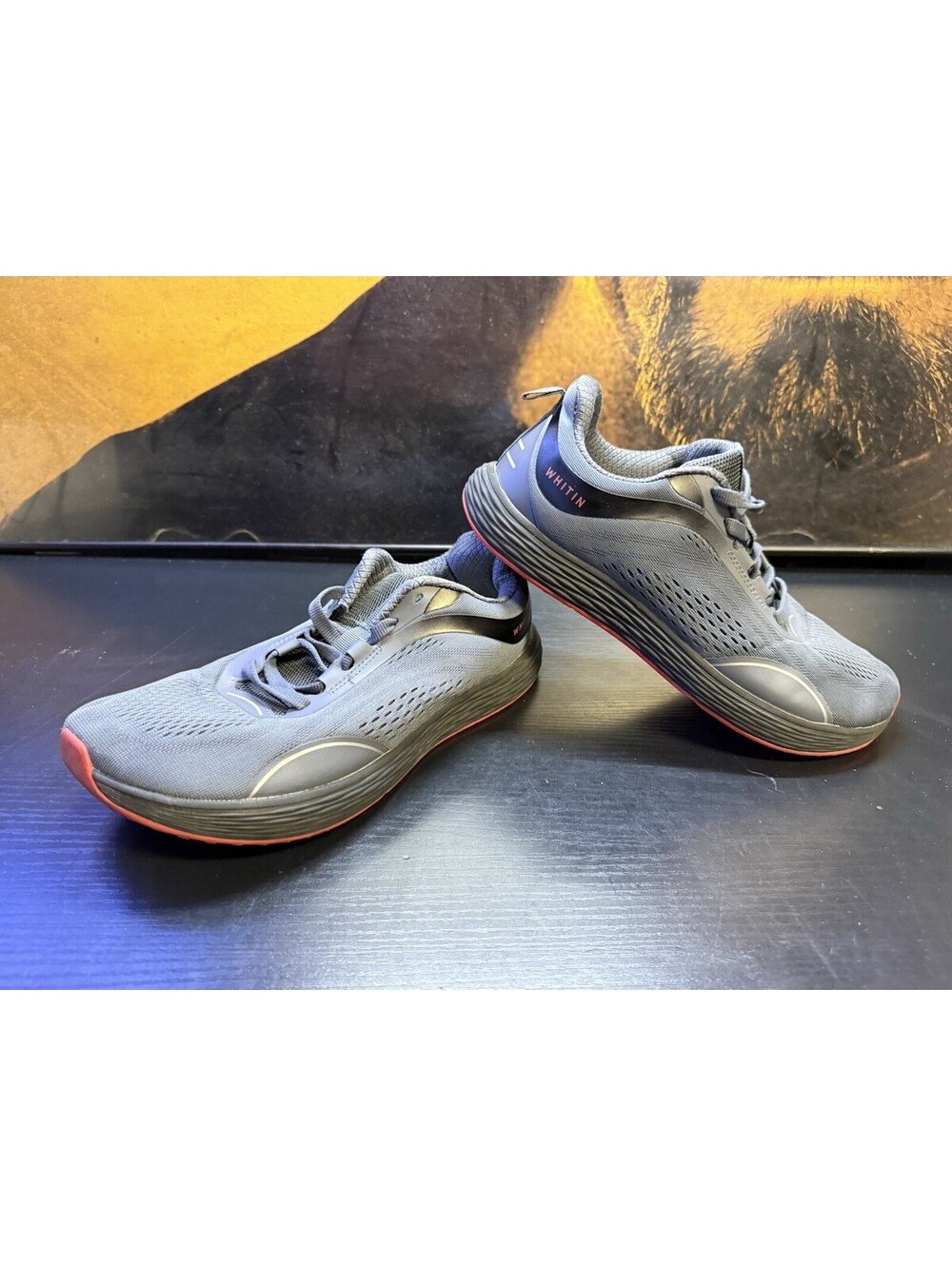 Whitin Minimalist Barefoot Athletic Shoes Men's EU 42 US M9Gray Lace Up - Picture 2 of 12